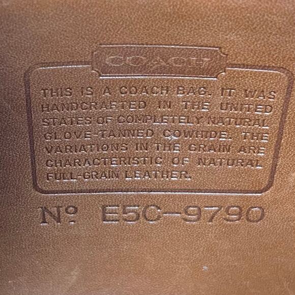 Coach Vintage City Bag - British Tan - Brown - Crossbody - Shoulder Style# 9790 - Picture 10 of 10